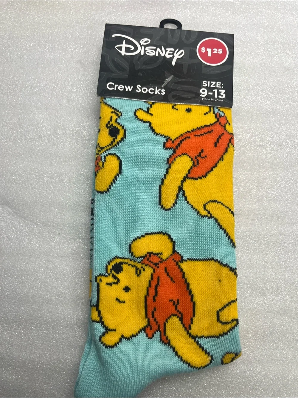 Disney Crew Socks 7 Pair Crew Socks NEW sz 9-13